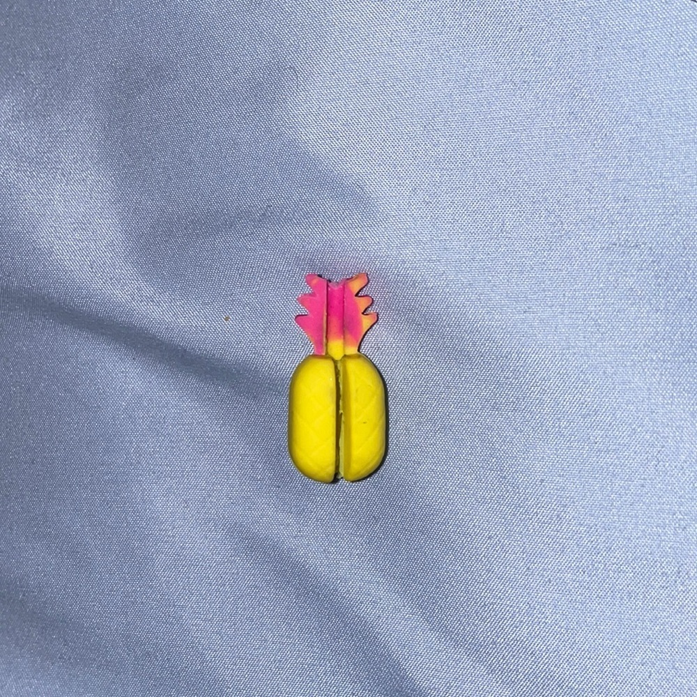 Starburst pink yellow pineapple cord cable cover charger device car